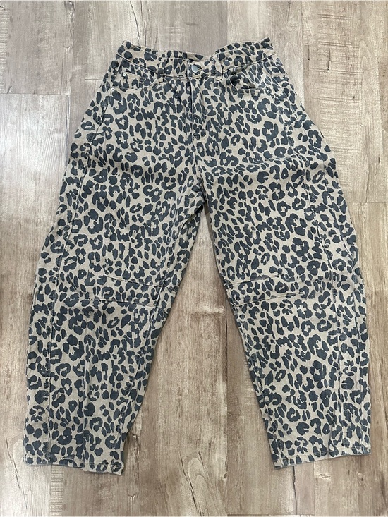 Loveimg Denim - Loveimg Cheetah Barrel Pants - (large)